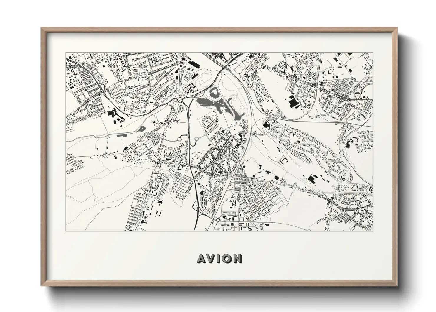 Une affiche de carte sur Avion