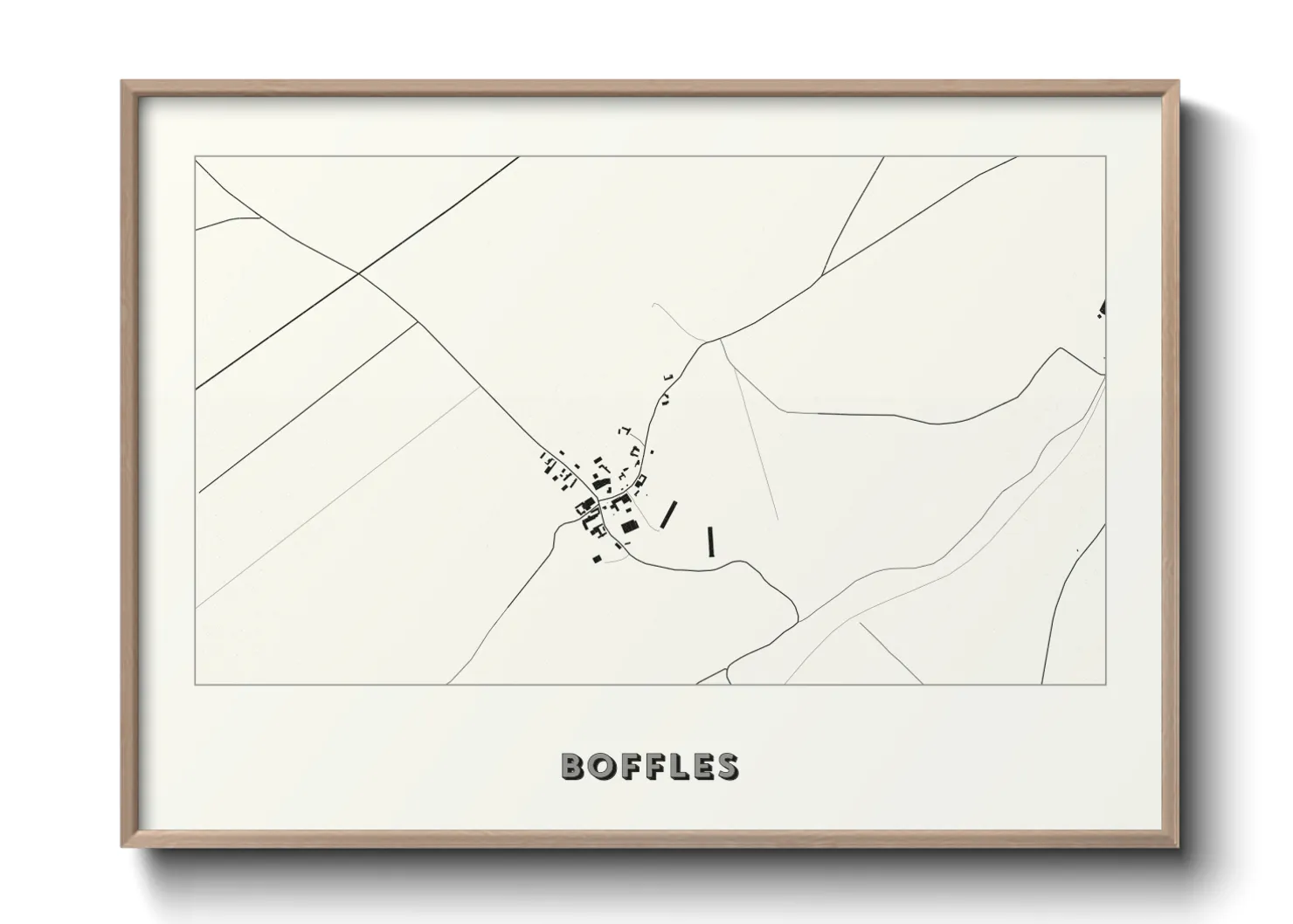 Une affiche de carte sur Boffles
