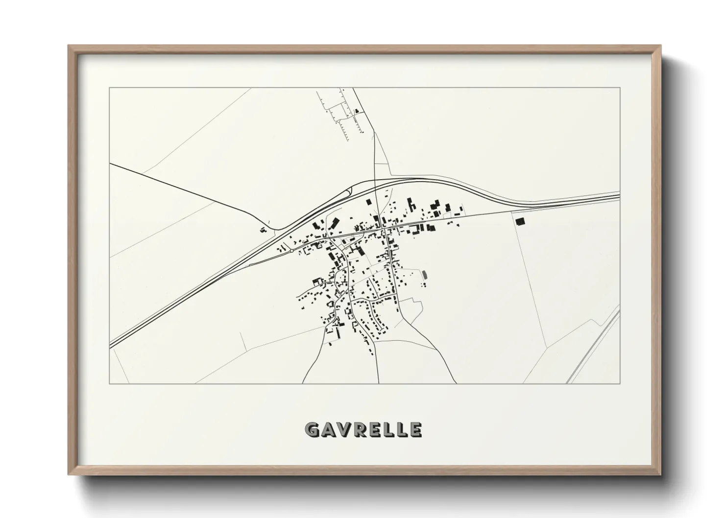 Une affiche de carte sur Gavrelle