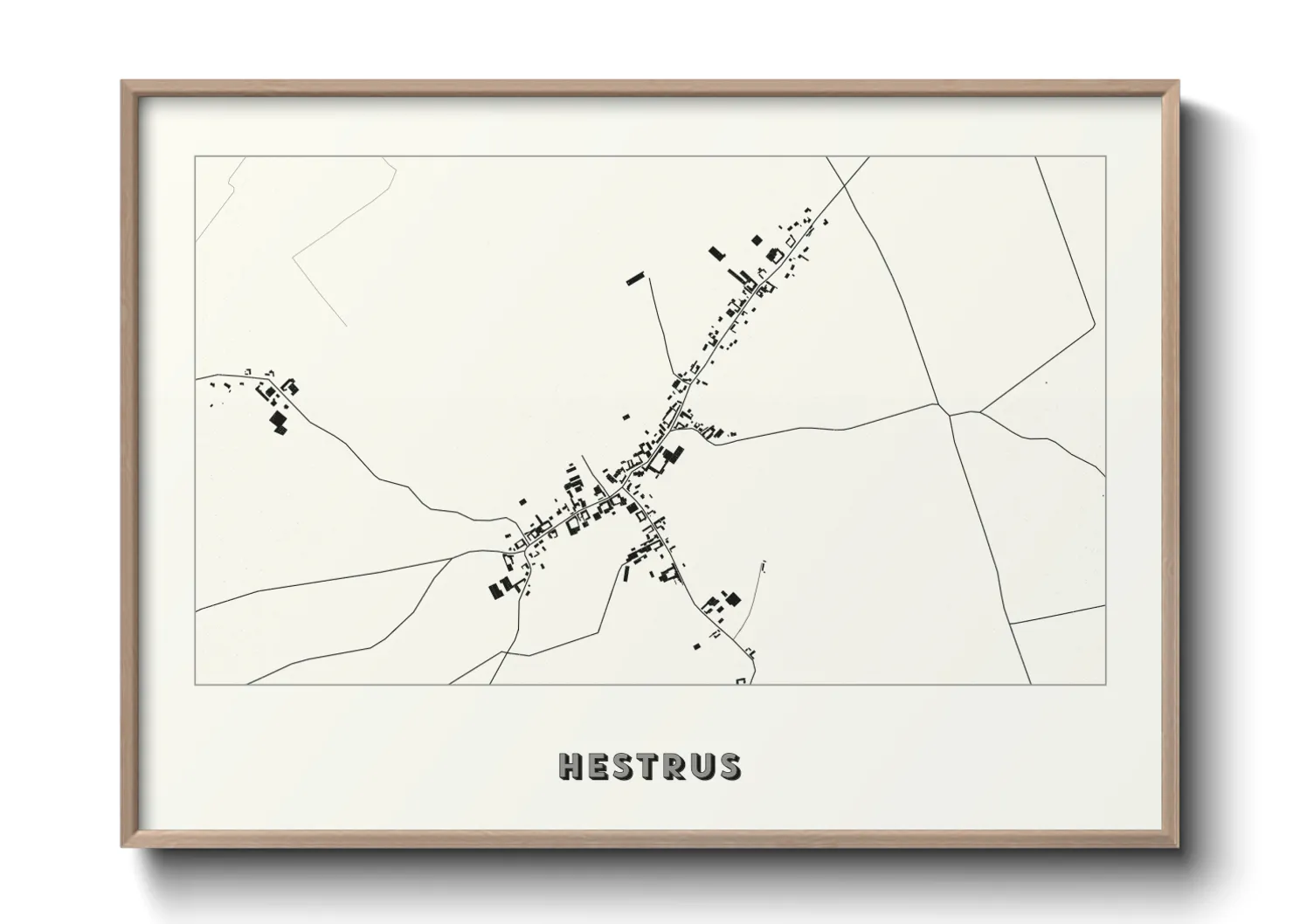 Une affiche de carte sur Hestrus