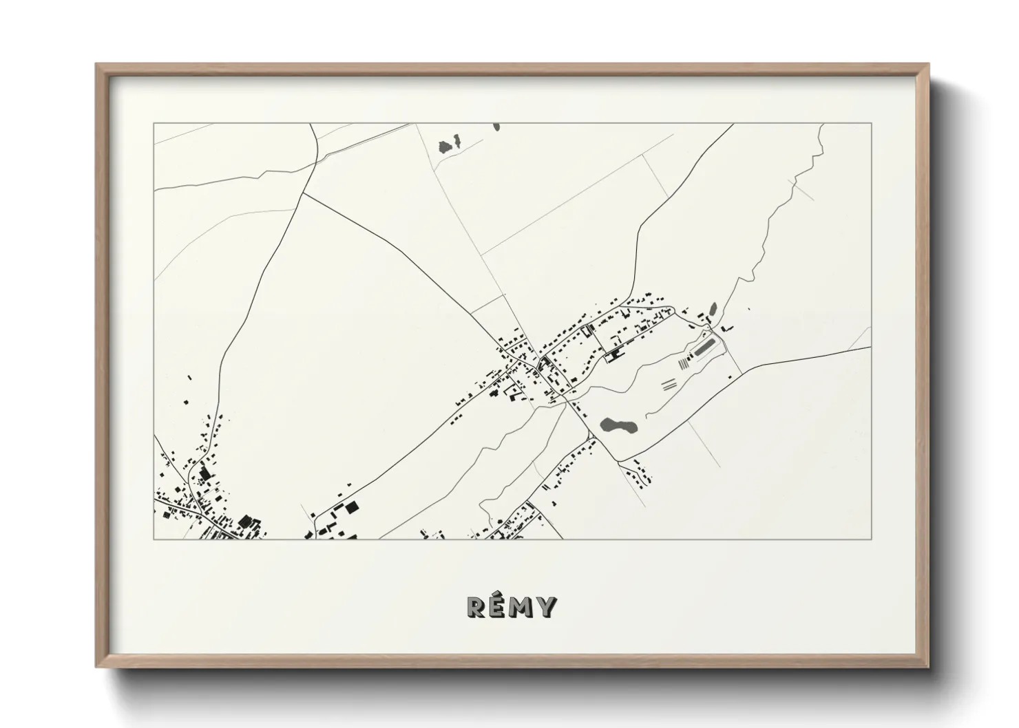 Une affiche de carte sur Rémy