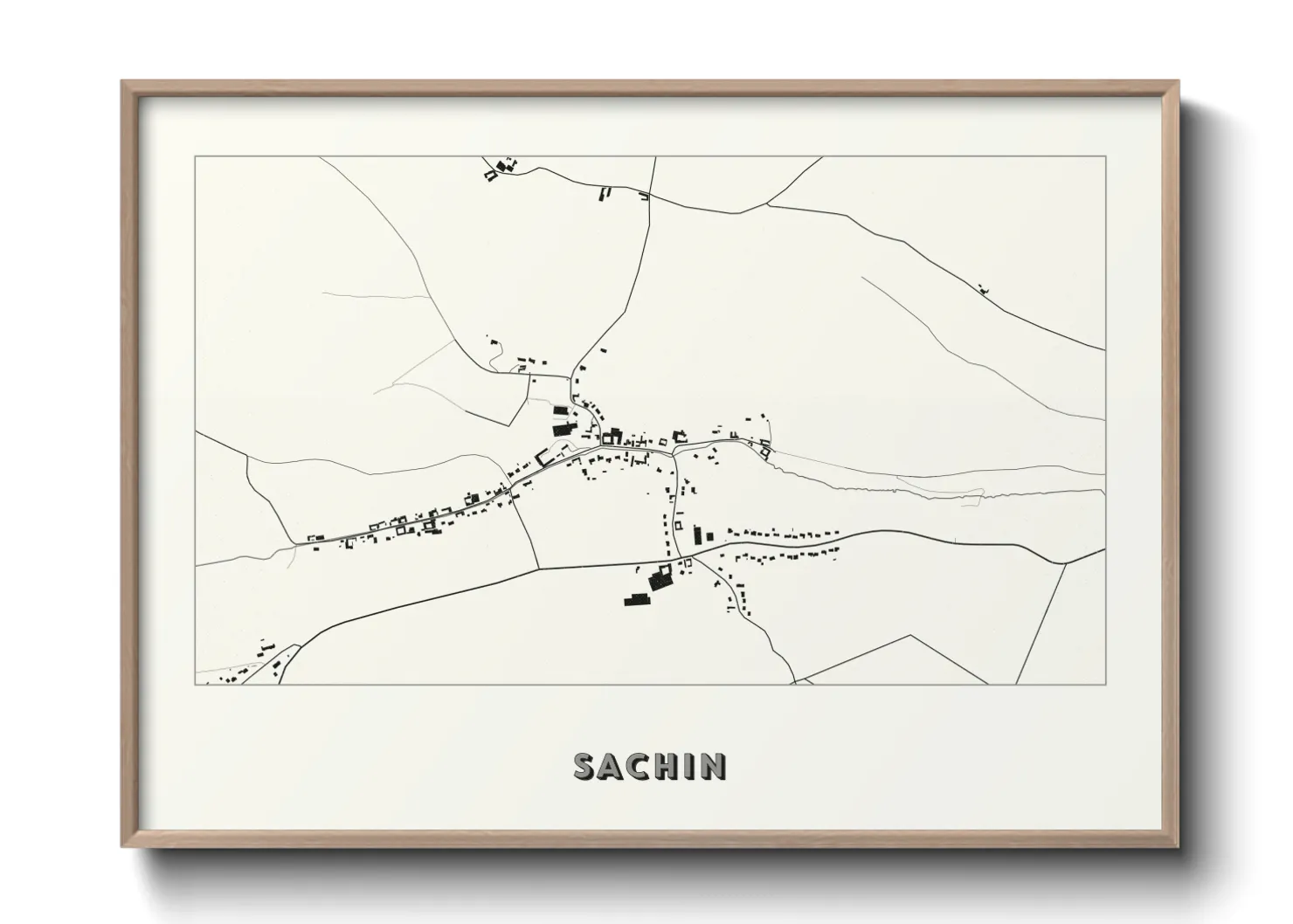 Une affiche de carte sur Sachin