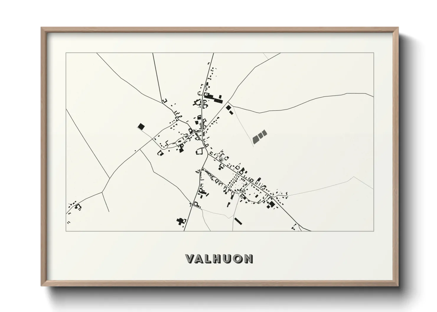 Une affiche de carte sur Valhuon