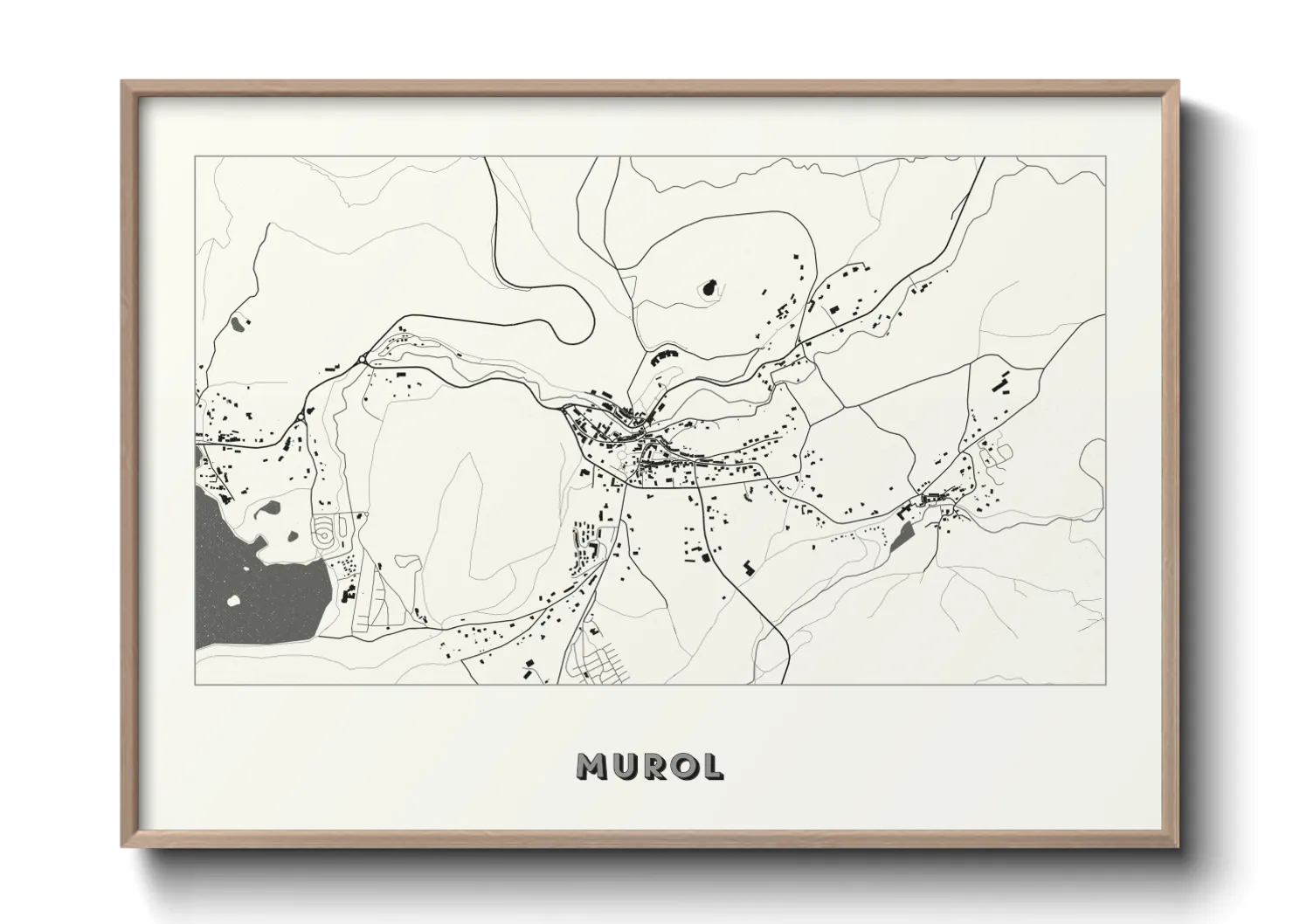 Une affiche de carte sur Murol