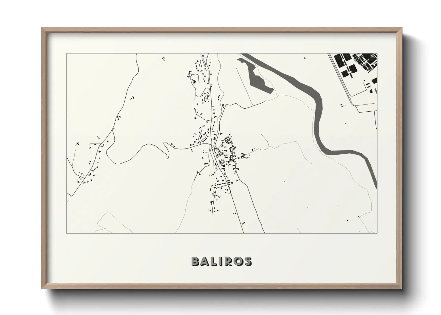Une affiche de carte sur Baliros