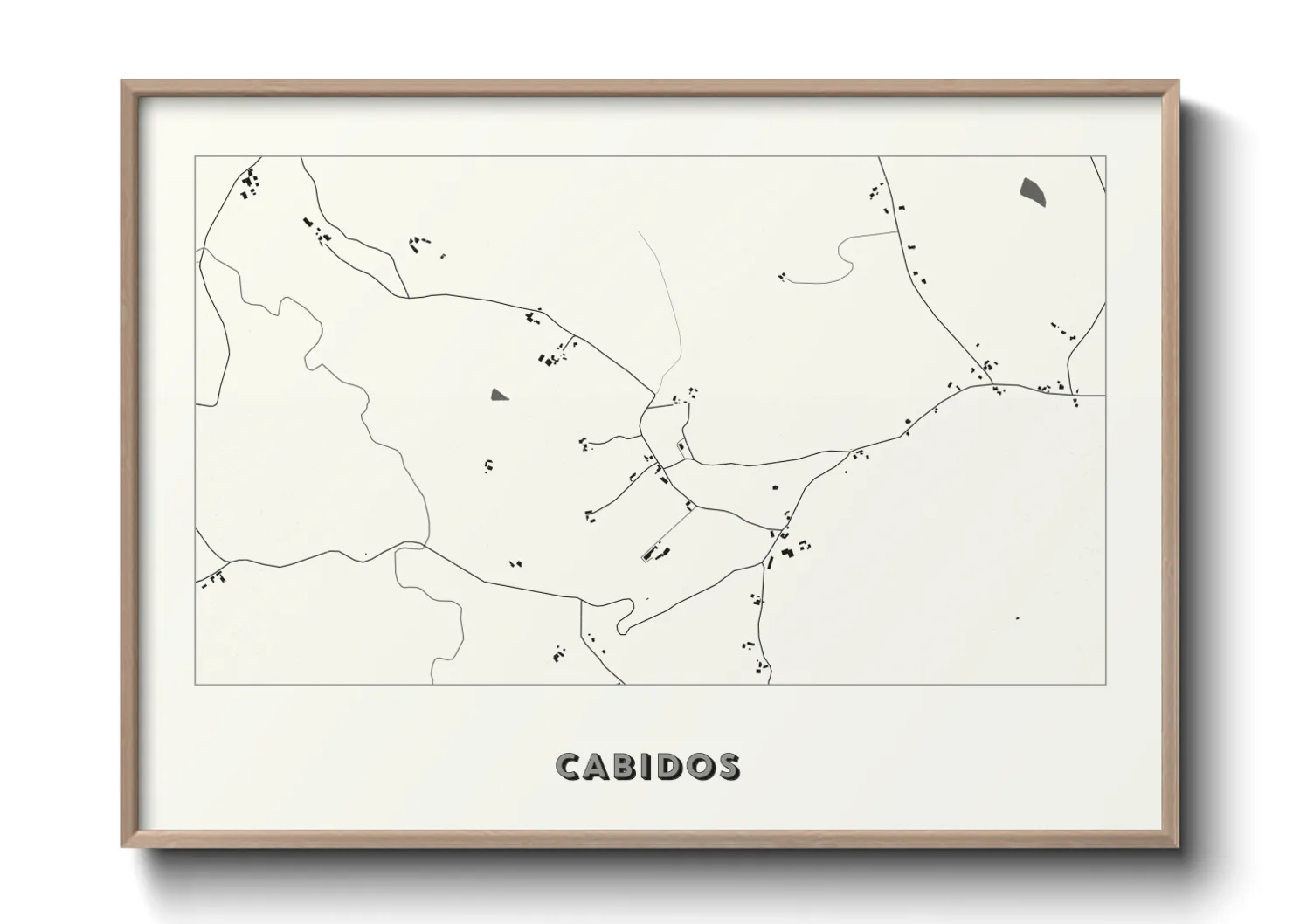 Une affiche de carte sur Cabidos