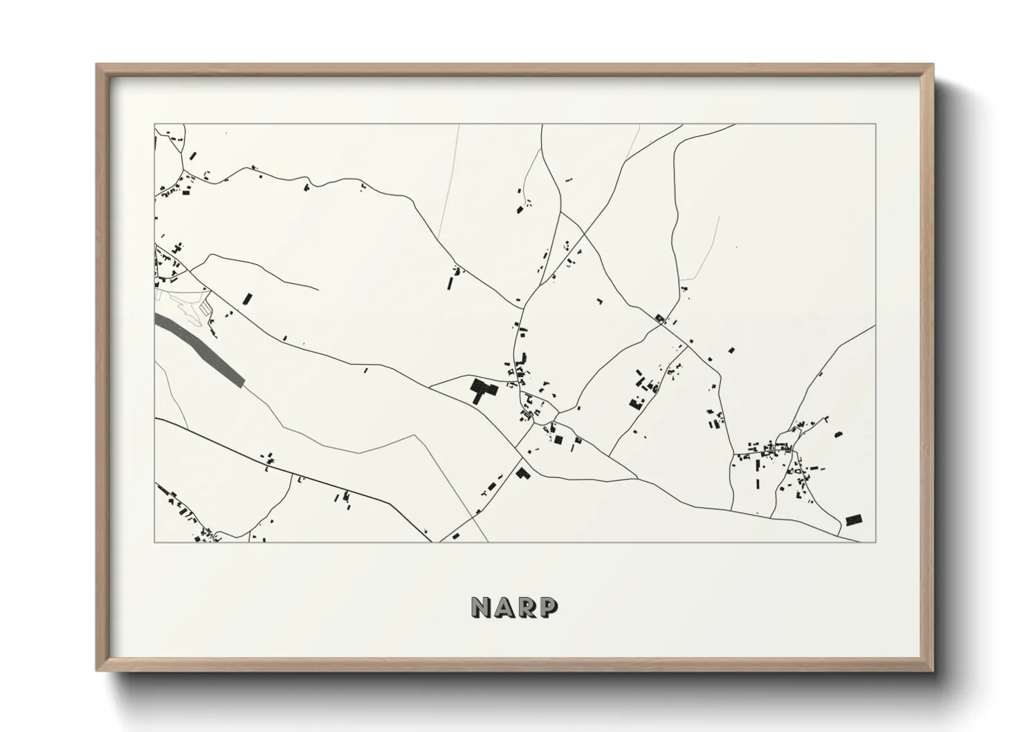 Une affiche de carte sur Narp