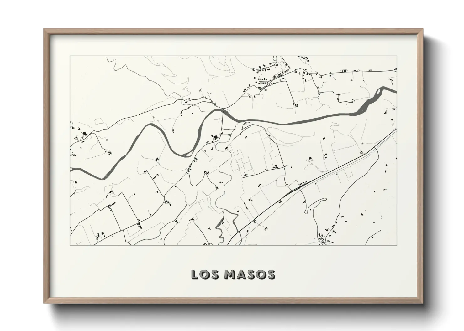 Une affiche de carte sur Los Masos