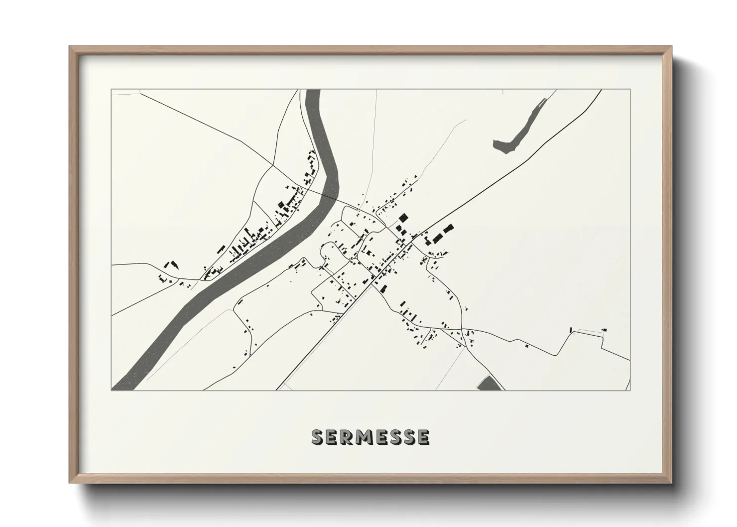 Une affiche de carte sur Sermesse