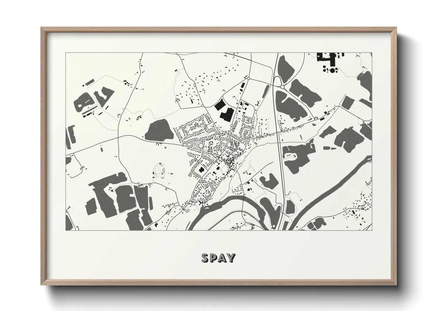 Une affiche de carte sur Spay