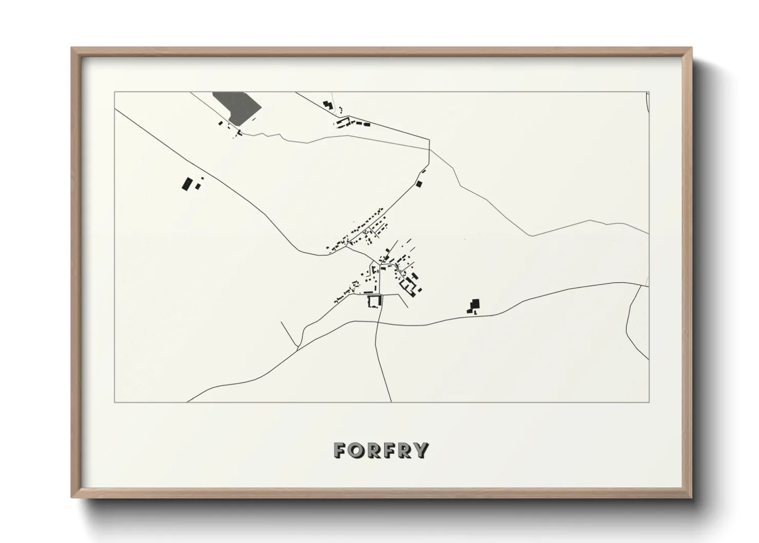 Une affiche de carte sur Forfry