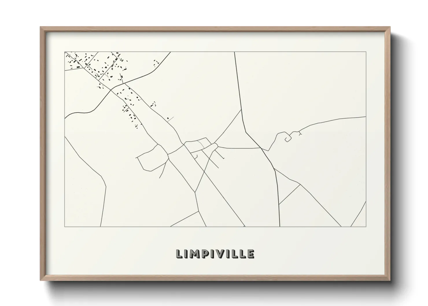 Une affiche de carte sur Limpiville