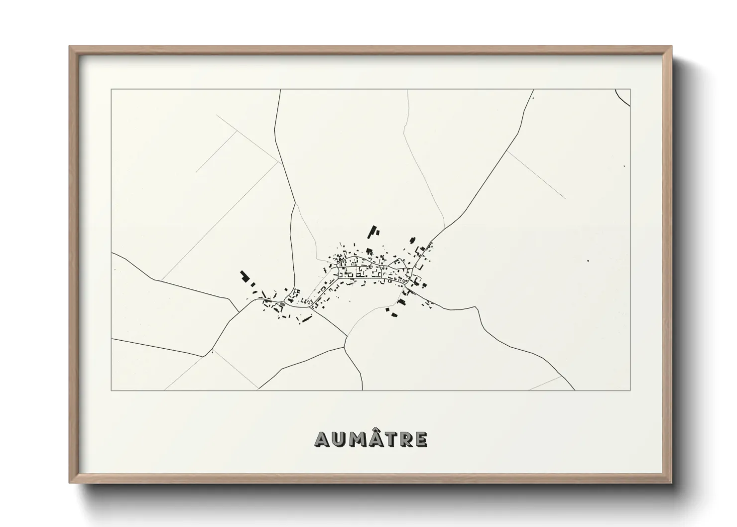 Une affiche de carte sur Aumâtre