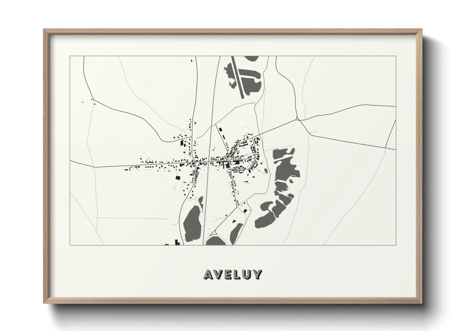 Une affiche de carte sur Aveluy