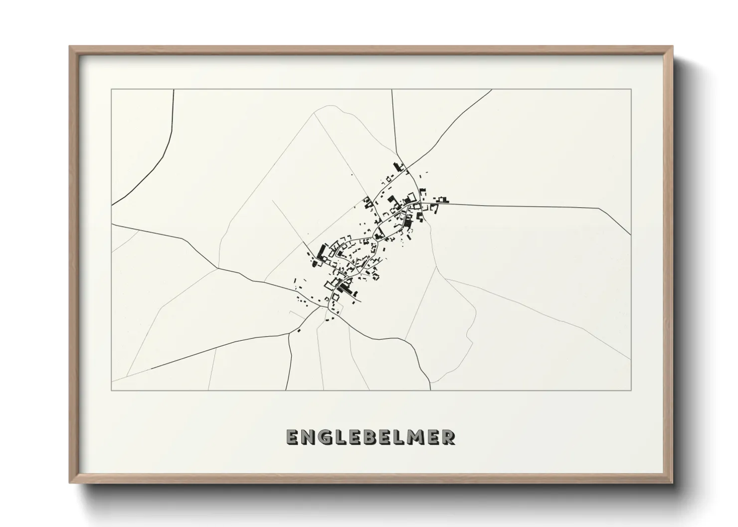 Une affiche de carte sur Englebelmer