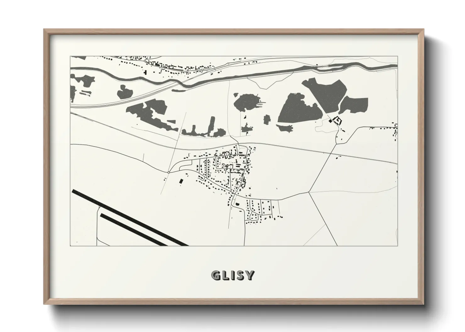 Une affiche de carte sur Glisy