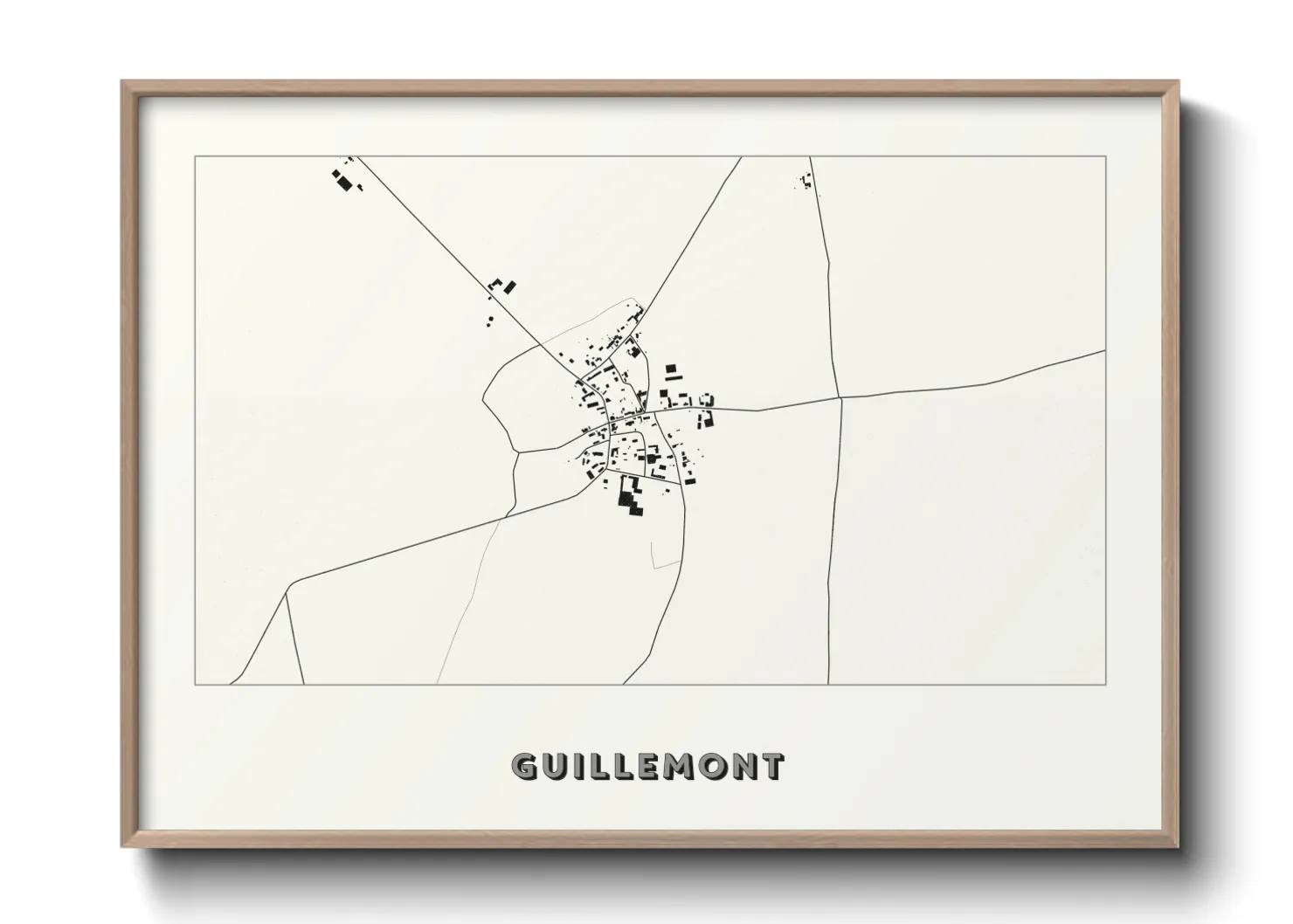 Une affiche de carte sur Guillemont