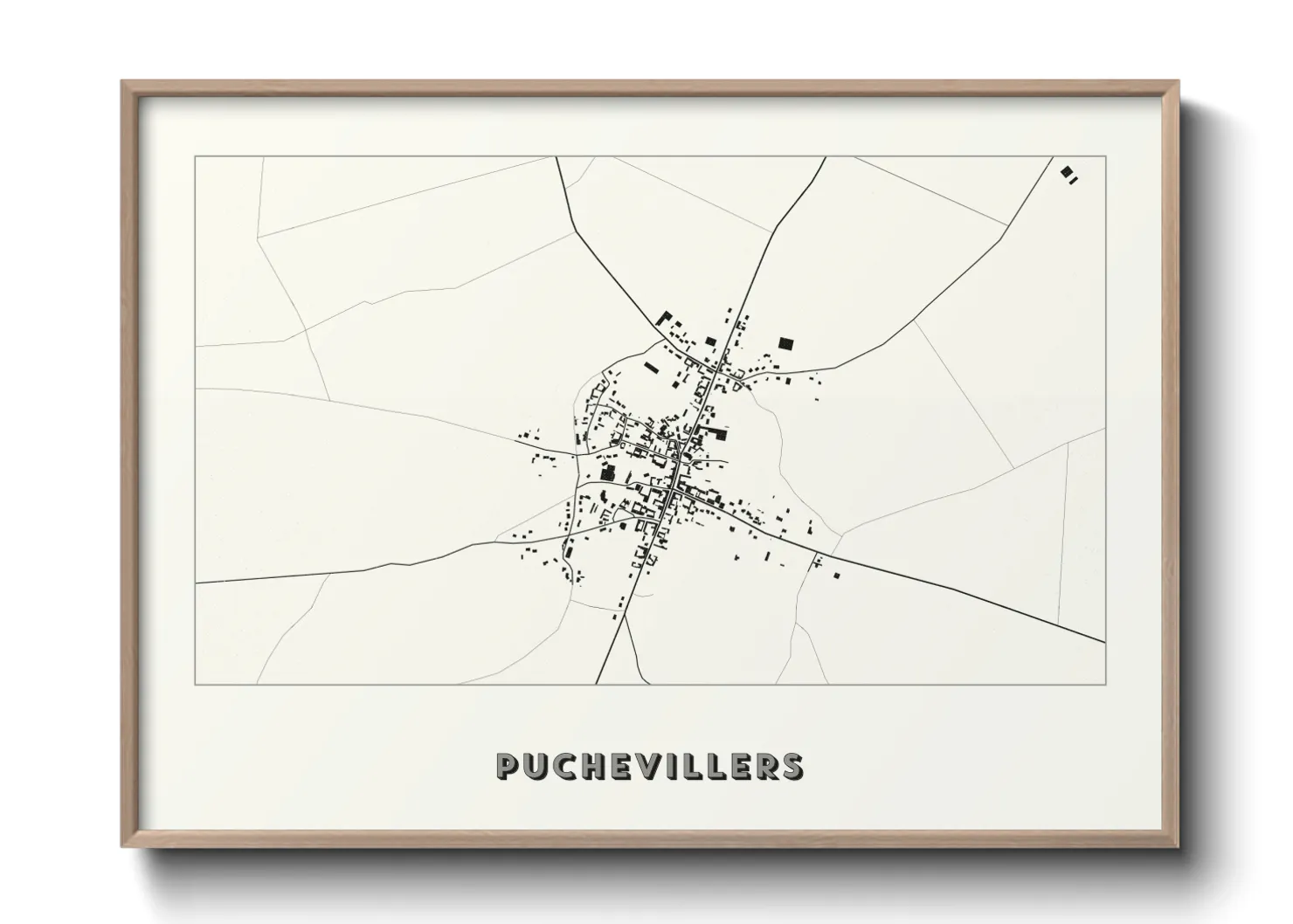 Une affiche de carte sur Puchevillers