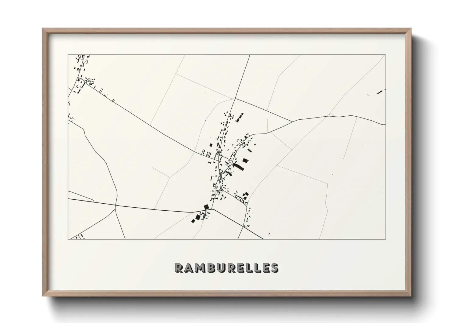 Une affiche de carte sur Ramburelles