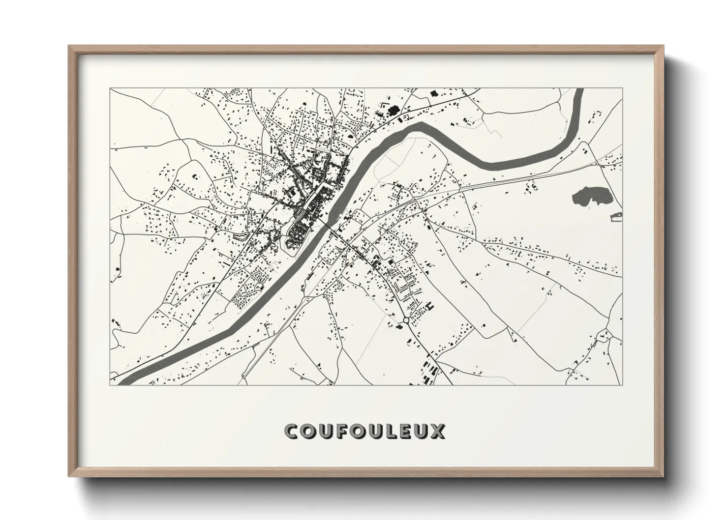 Une affiche de carte sur Coufouleux