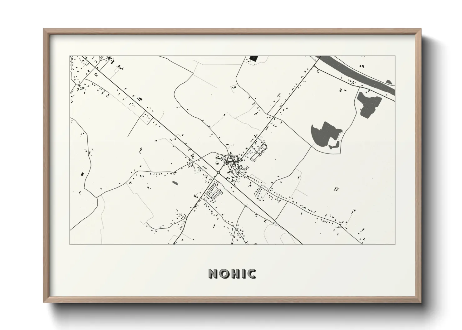 Une affiche de carte sur Nohic