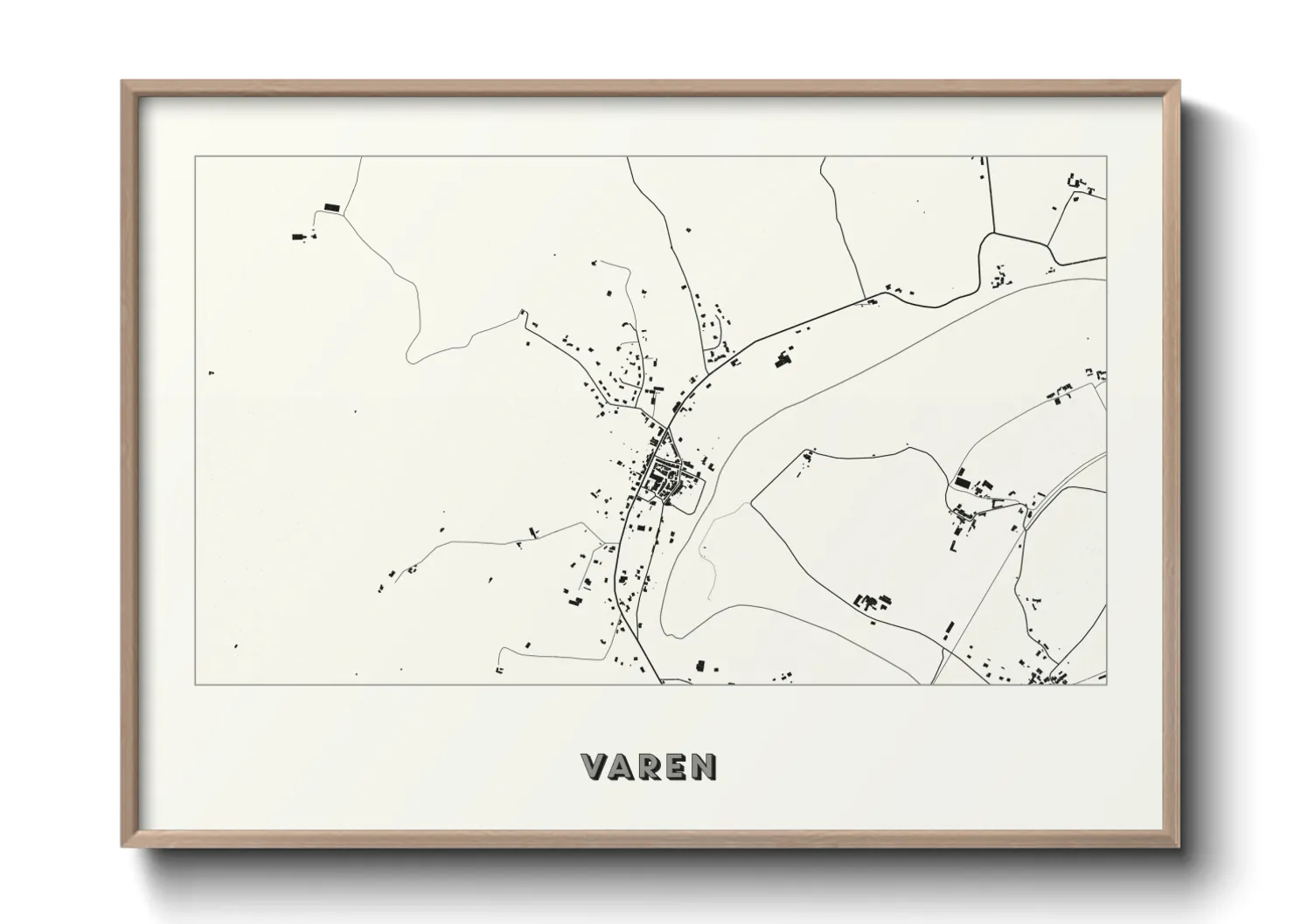 Une affiche de carte sur Varen