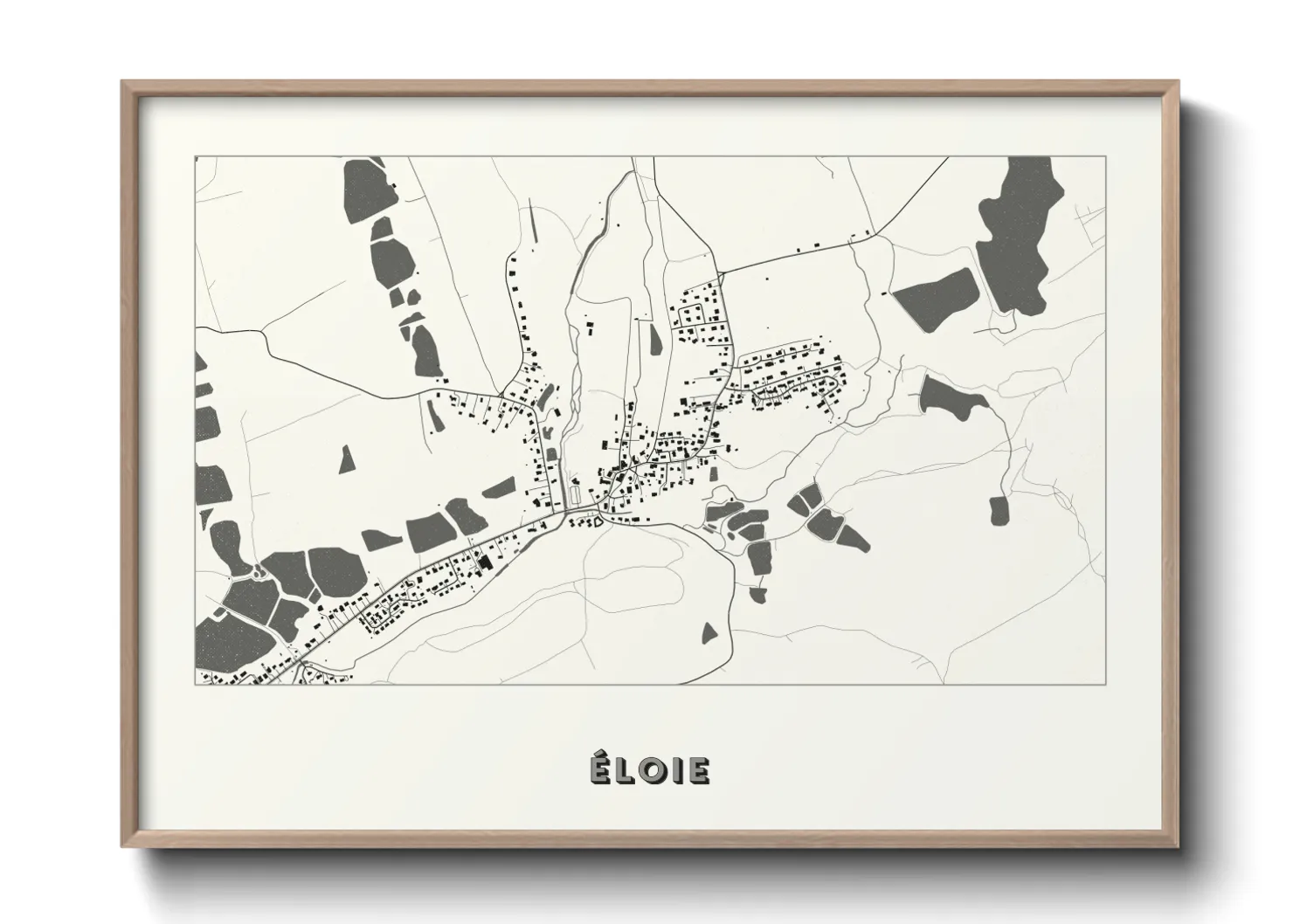 Une affiche de carte sur Éloie