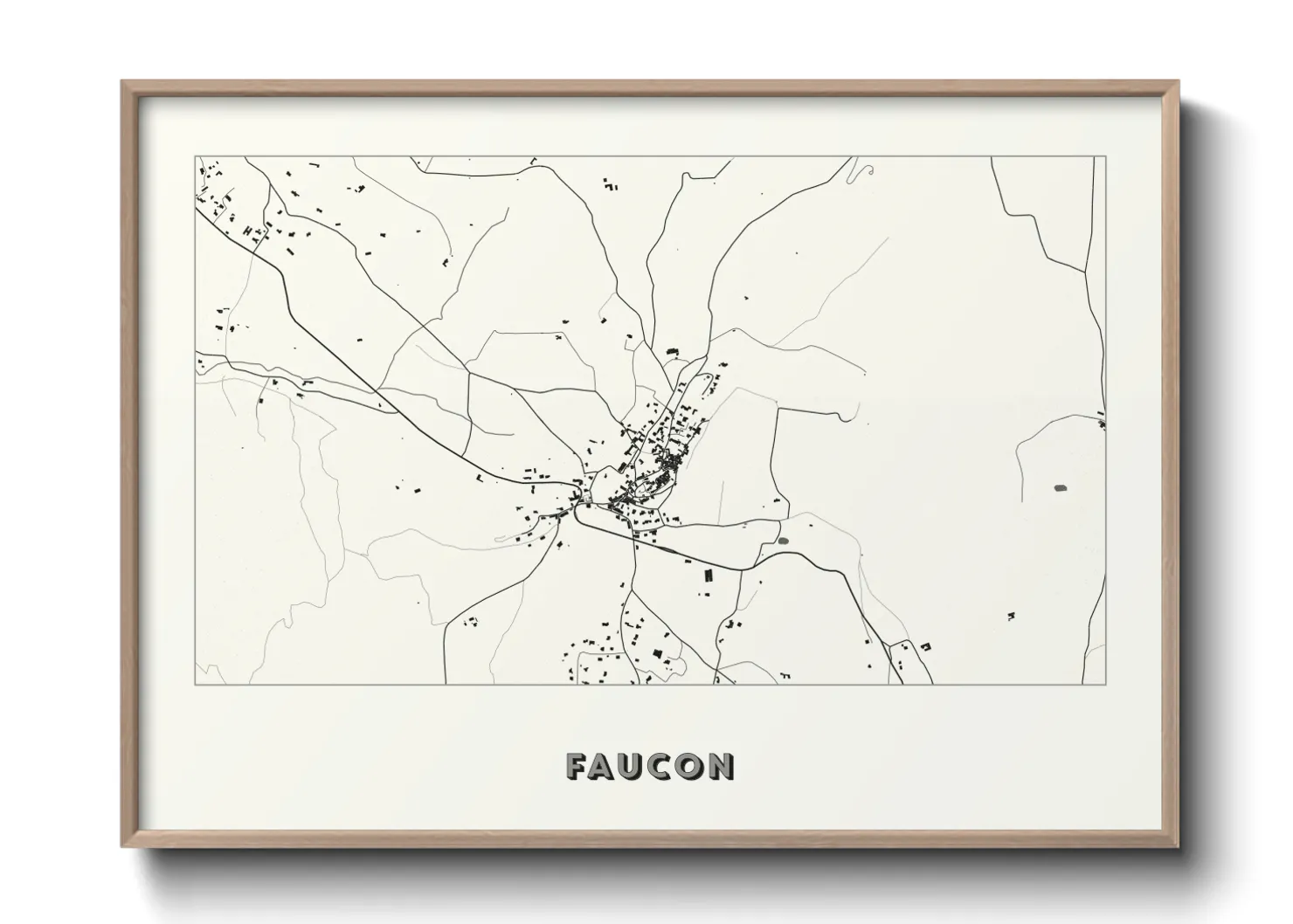 Une affiche de carte sur Faucon