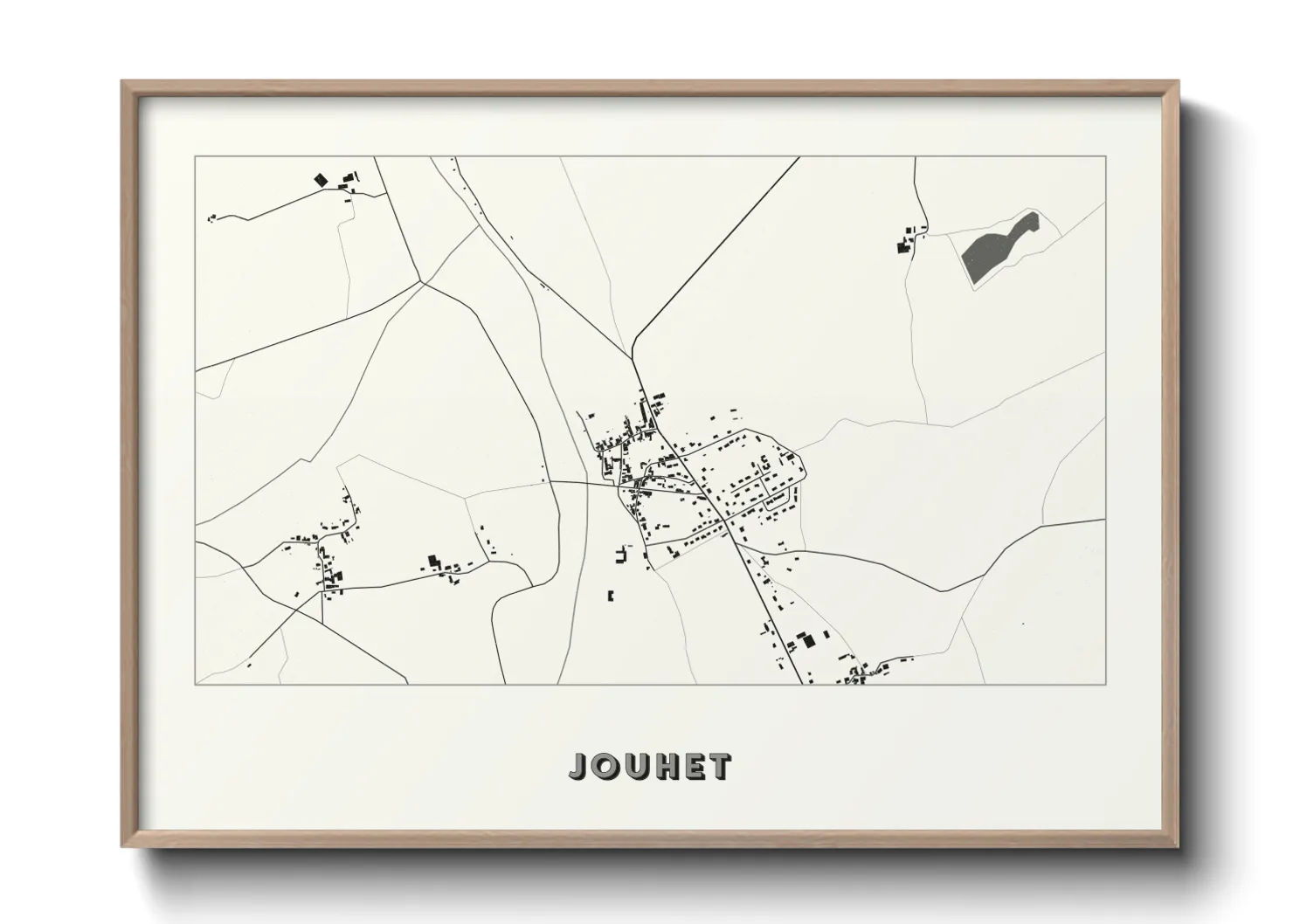 Une affiche de carte sur Jouhet