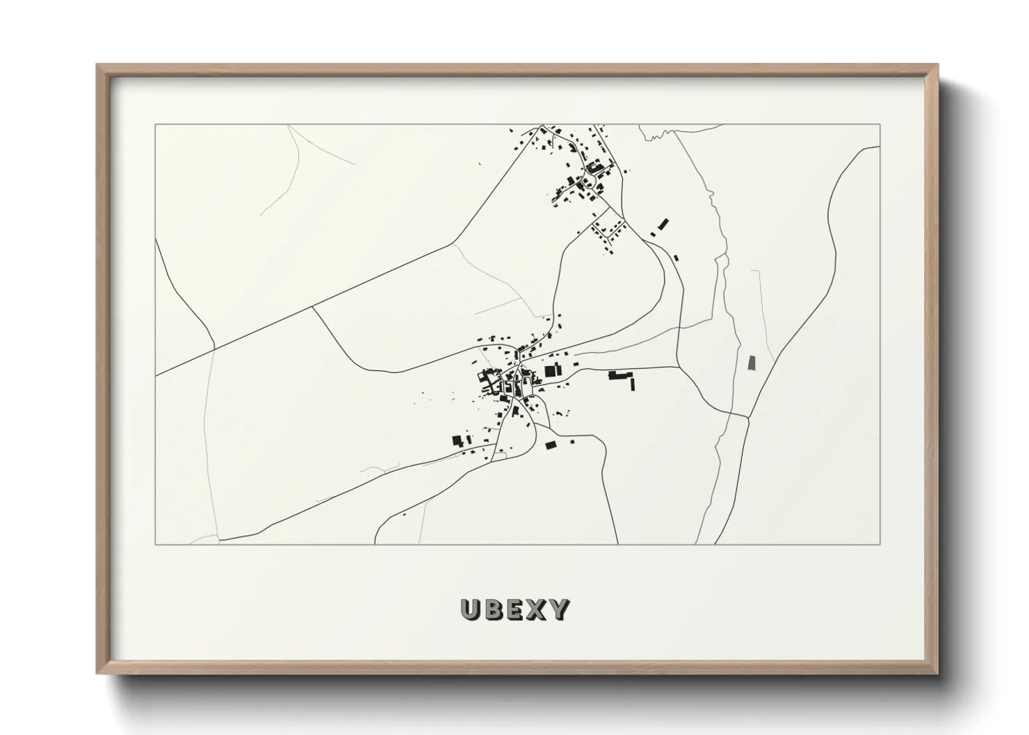 Une affiche de carte sur Ubexy