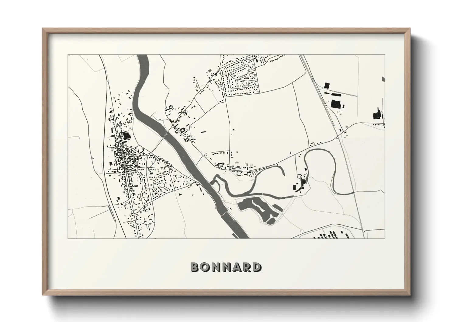 Une affiche de carte sur Bonnard