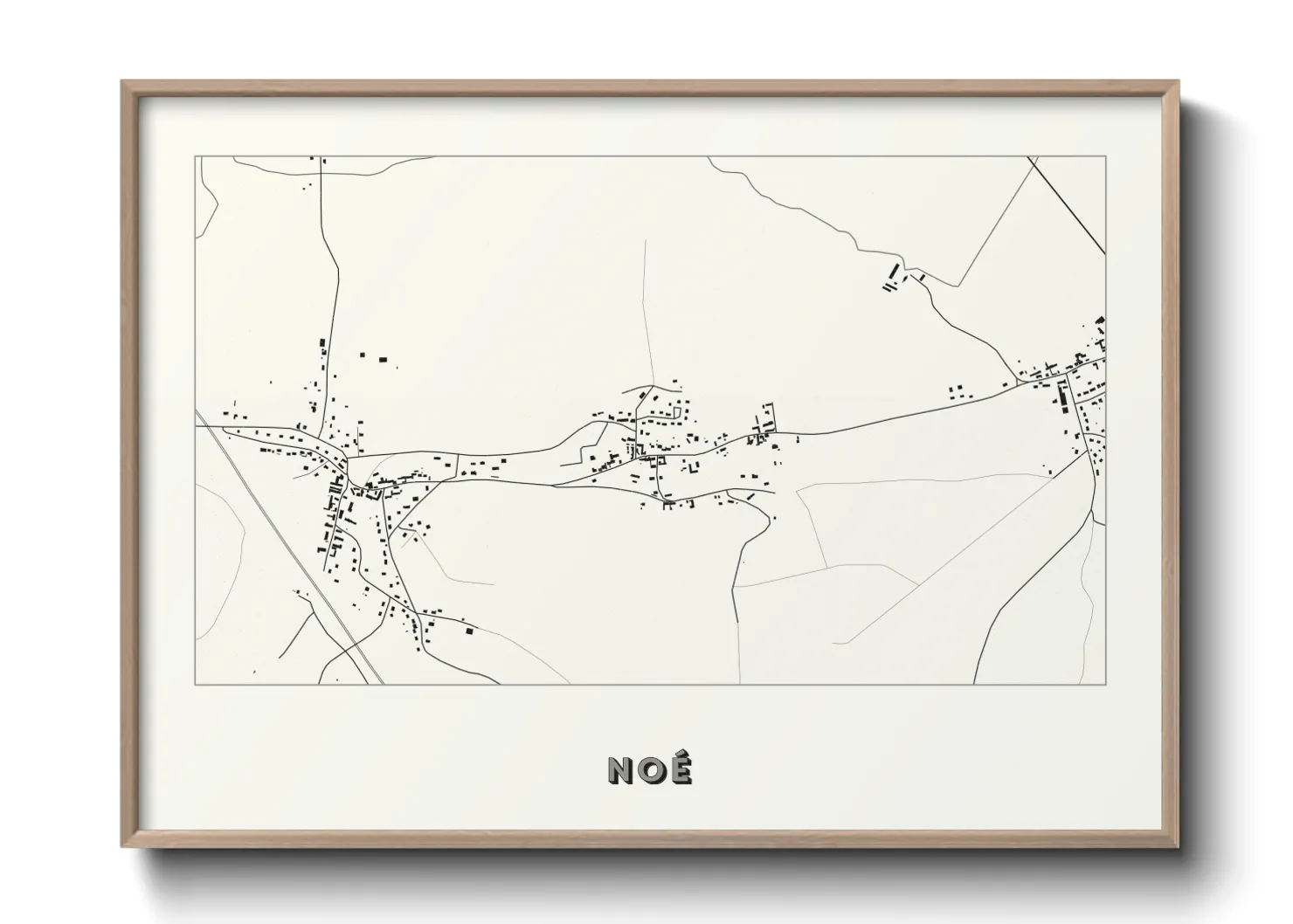 Une affiche de carte sur Noé