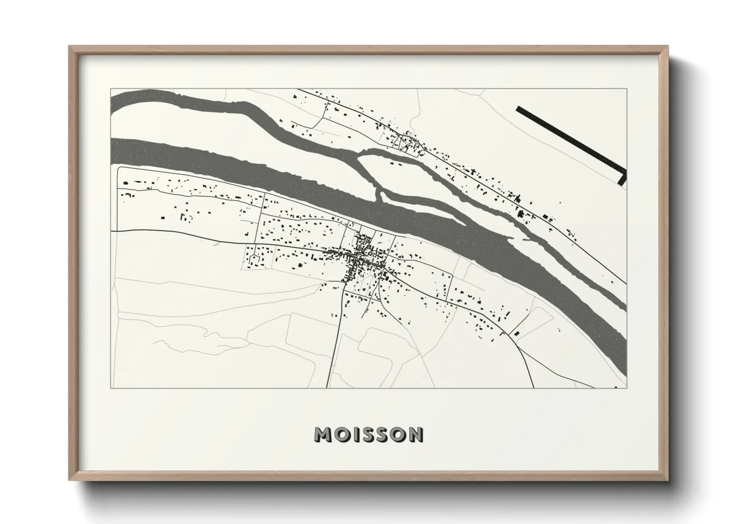 Une affiche de carte sur Moisson