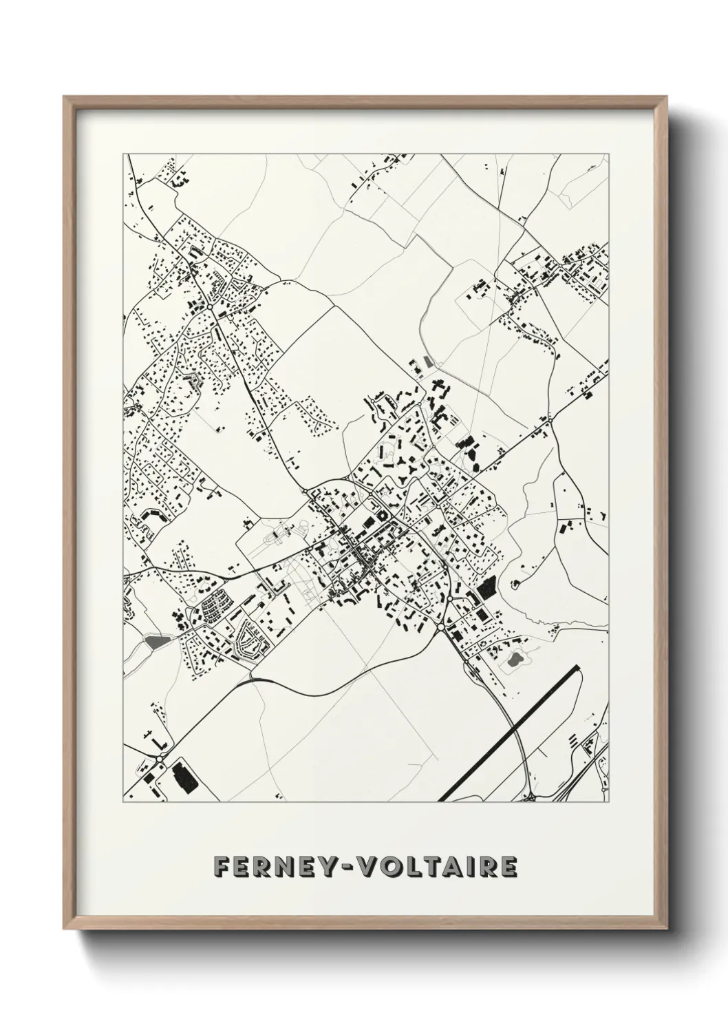 Un poster carteFerney-Voltaire