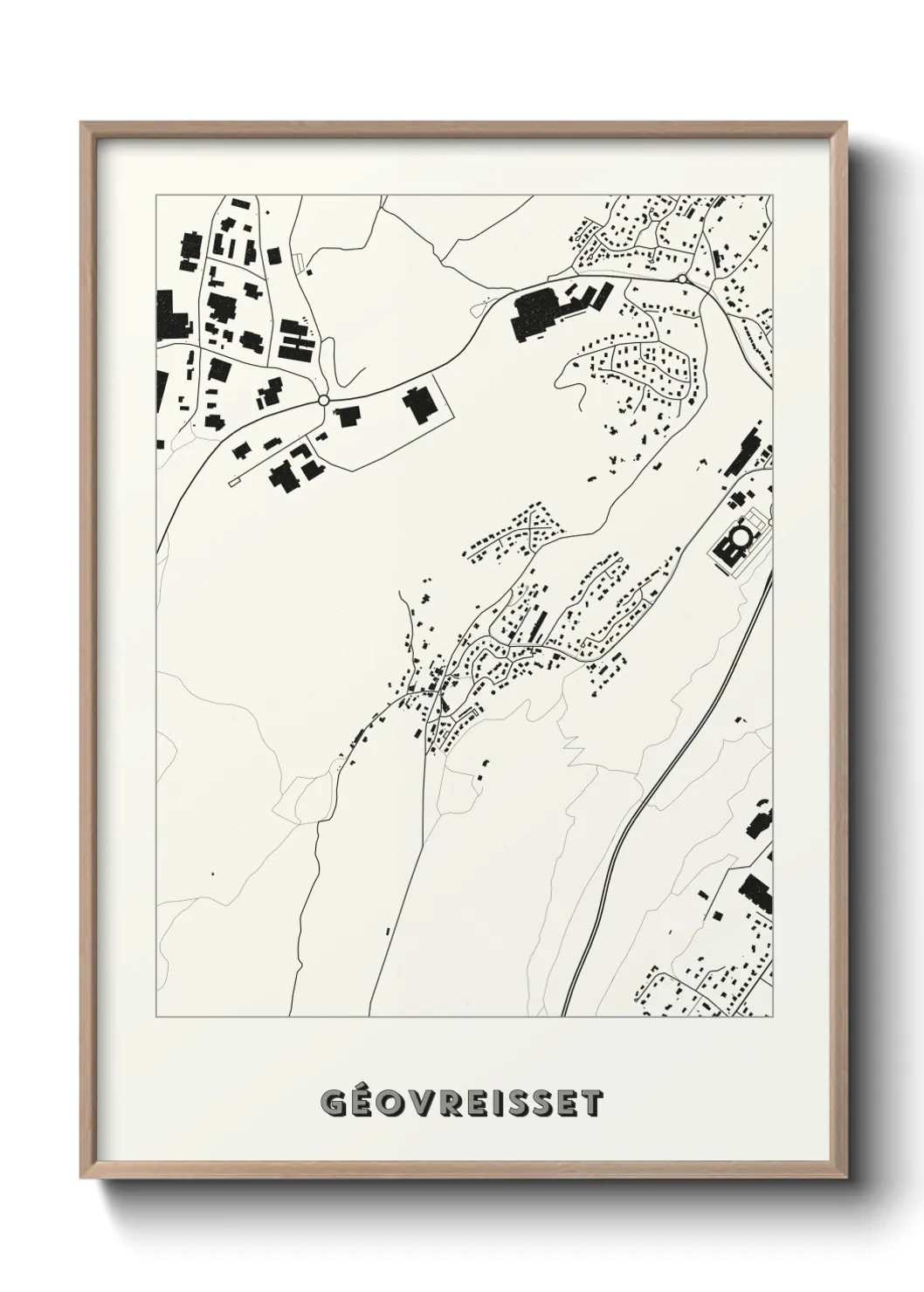 Un poster carteGéovreisset