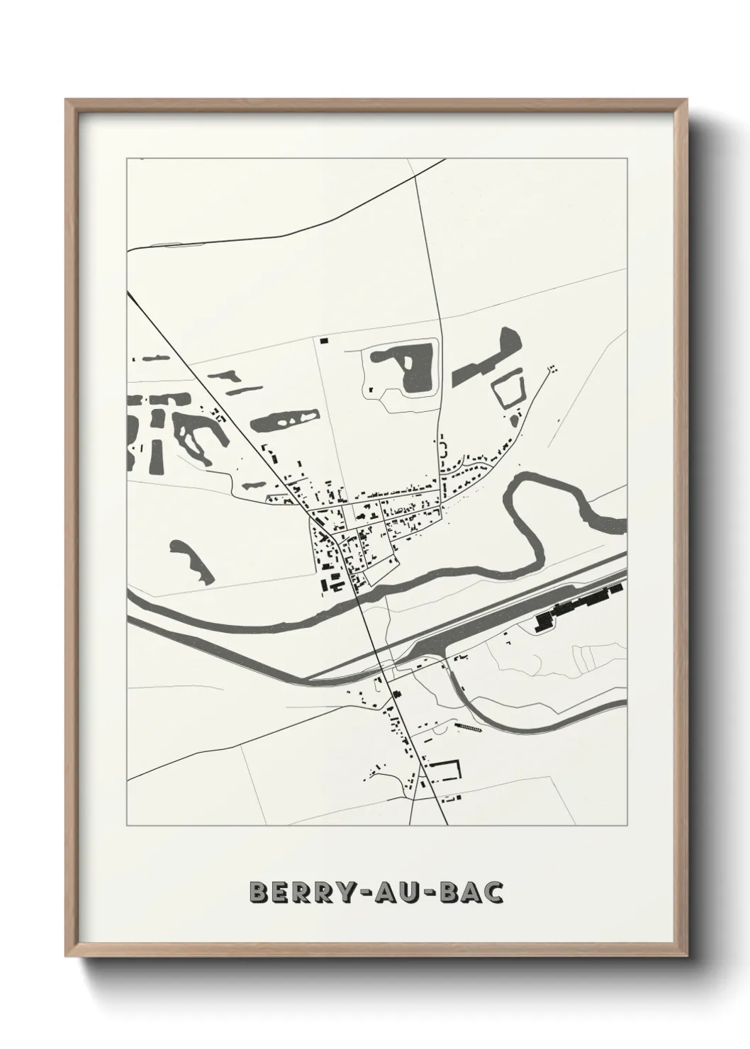 Un poster carteBerry-au-Bac