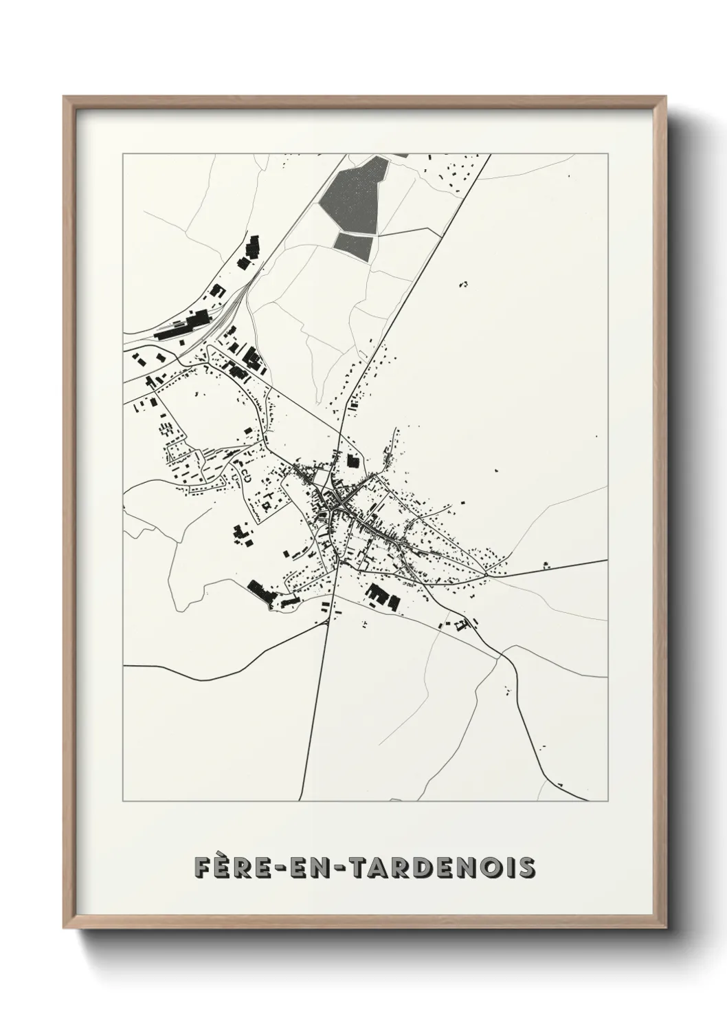 Un poster carteFère-en-Tardenois