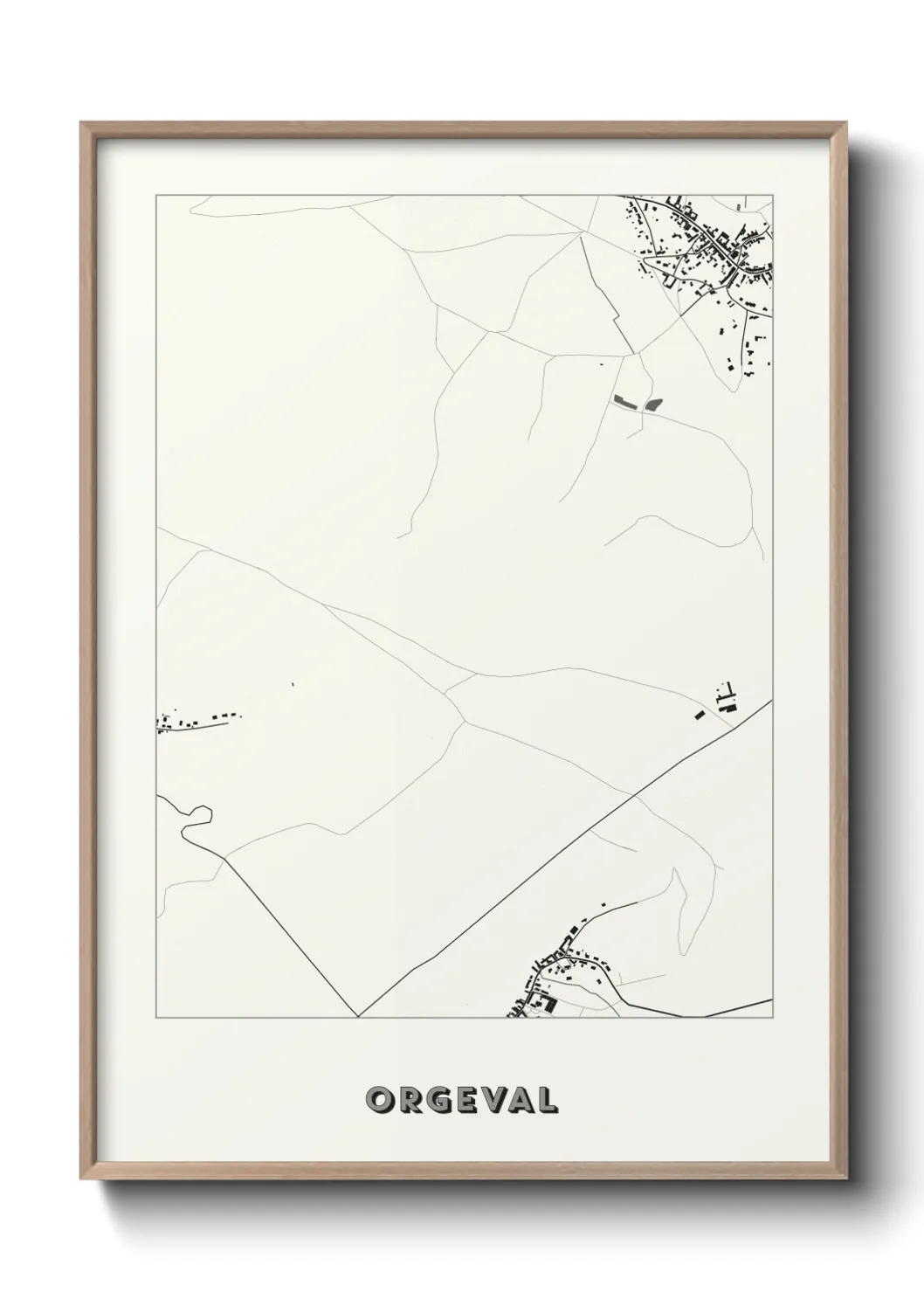 Un poster carteOrgeval