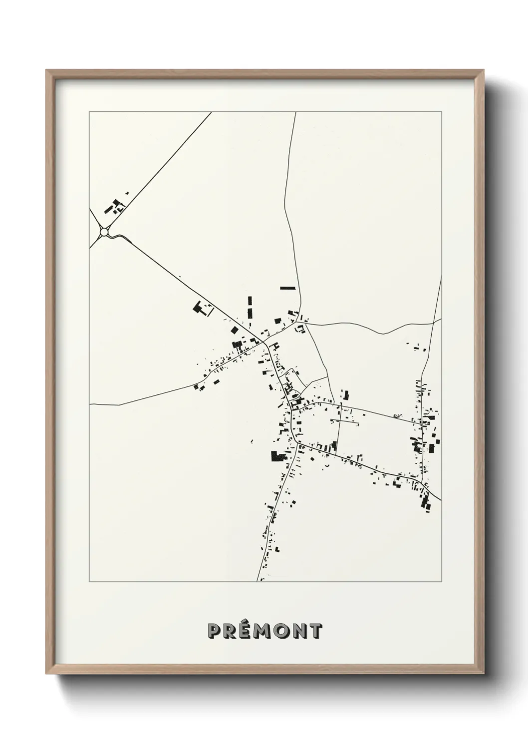 Un poster cartePrémont