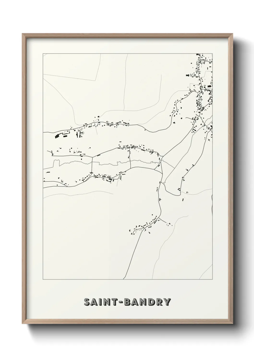 Un poster carteSaint-Bandry