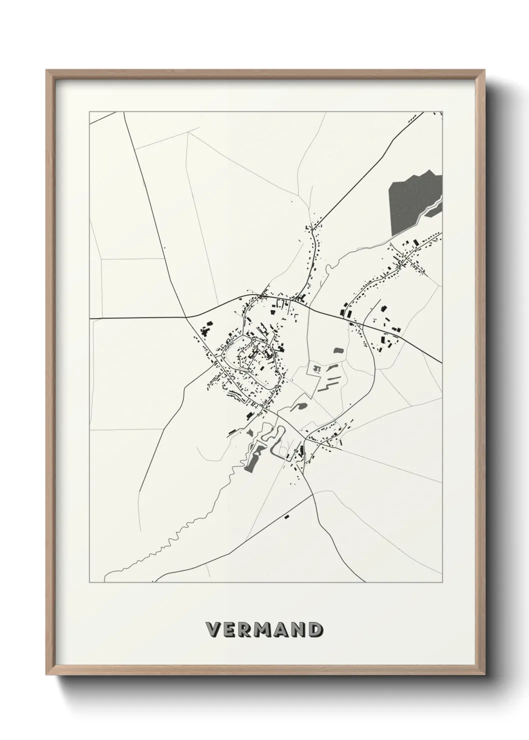 Une affiche de carte sur Vermand
