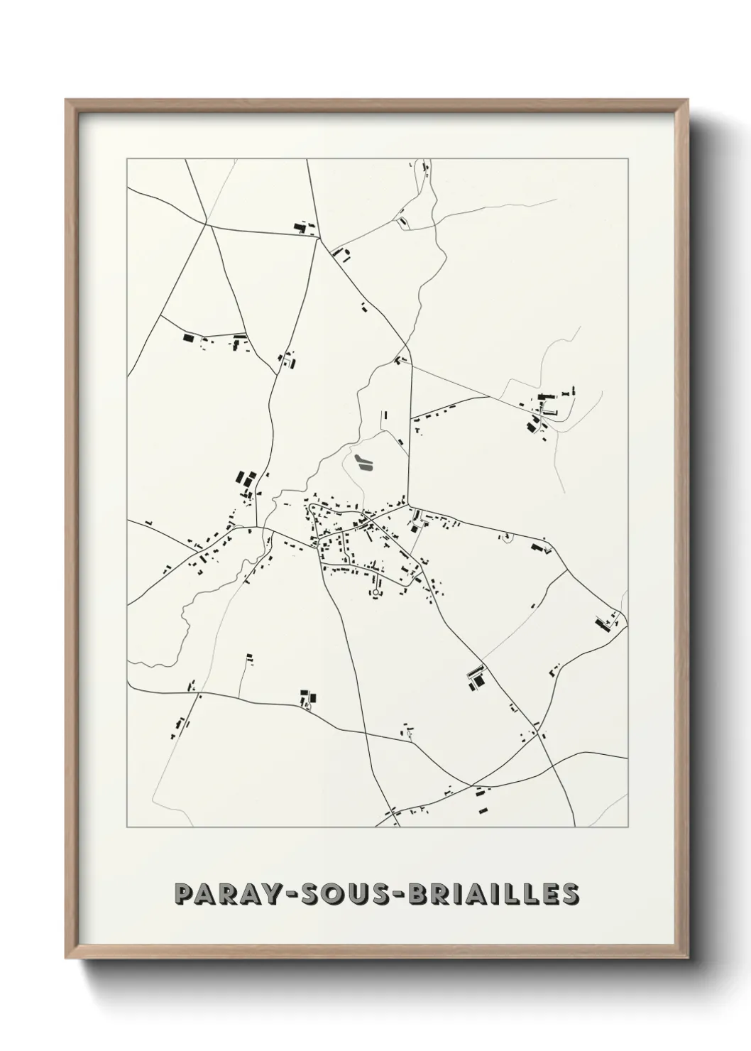 Un poster carteParay-sous-Briailles