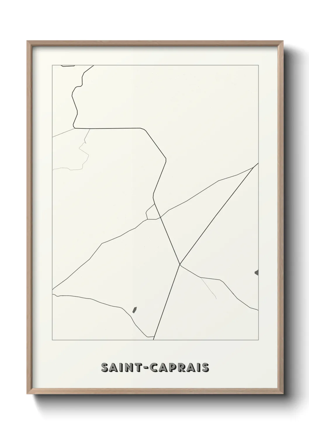 Un poster carteSaint-Caprais
