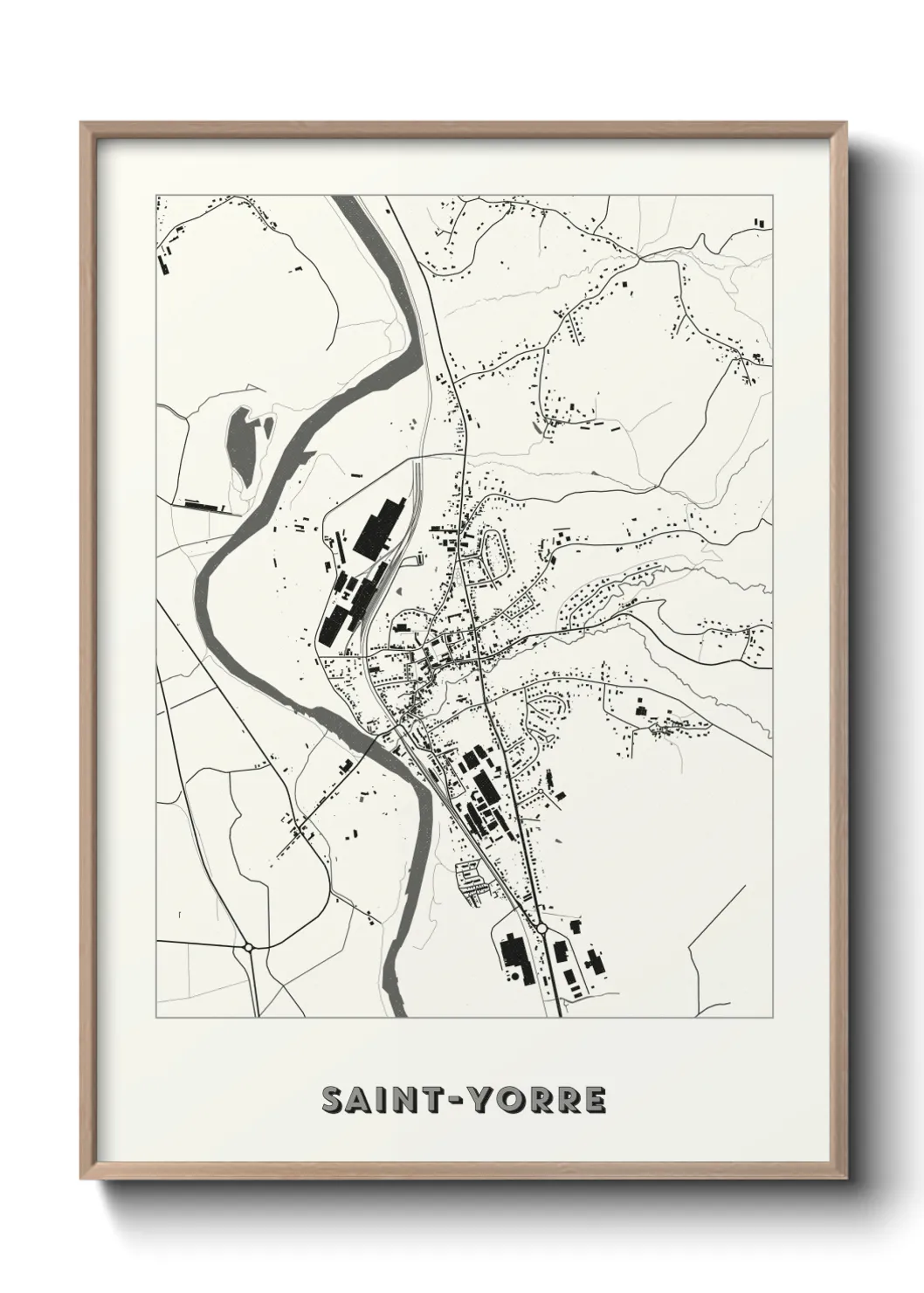 Un poster carteSaint-Yorre