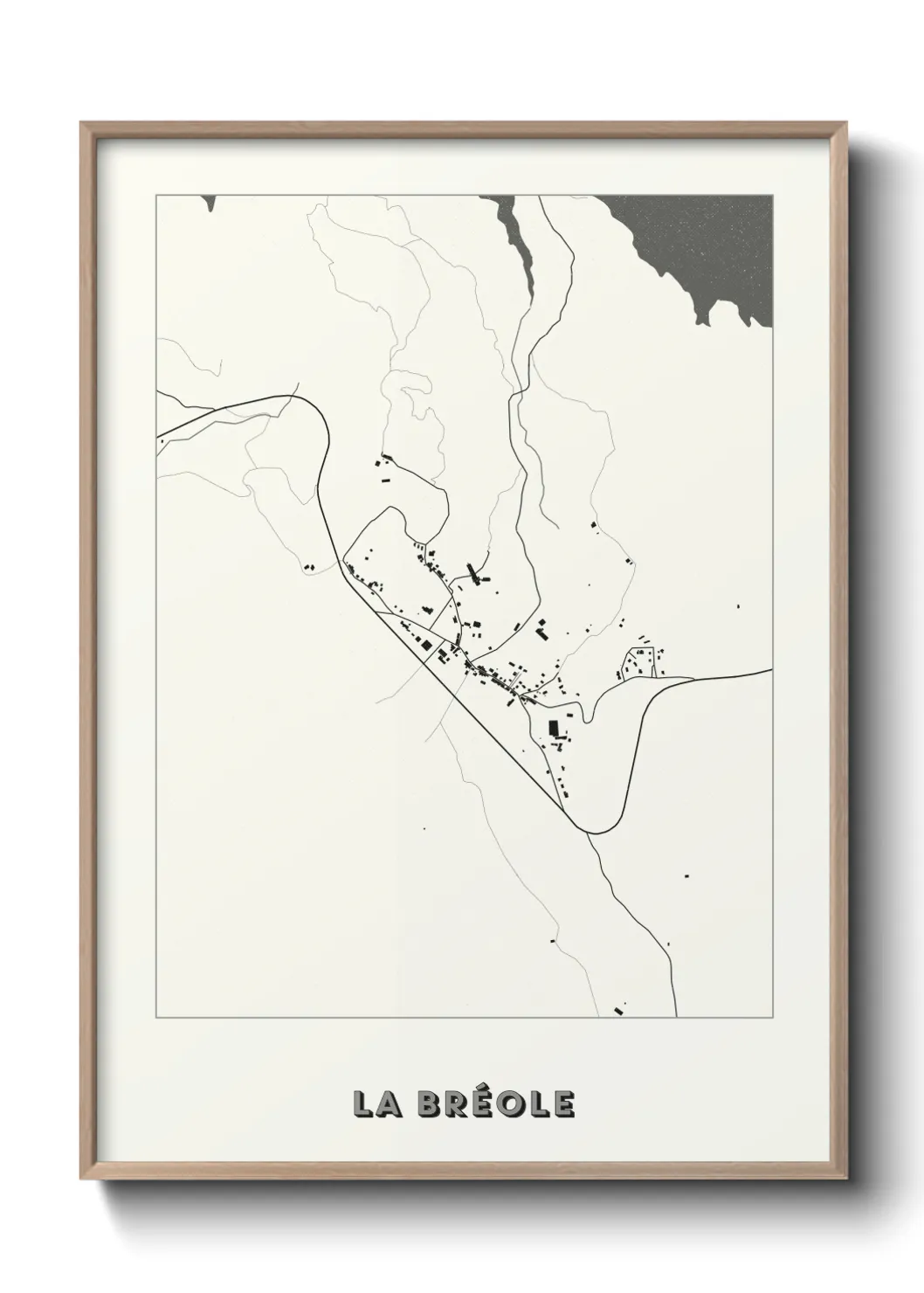 Un poster carteLa Bréole