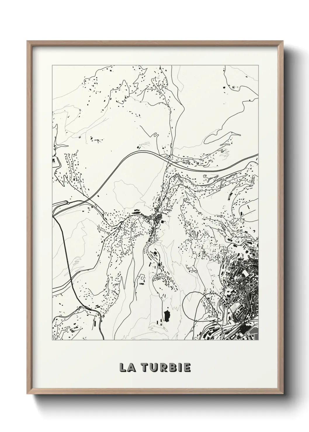 Un poster carteLa Turbie