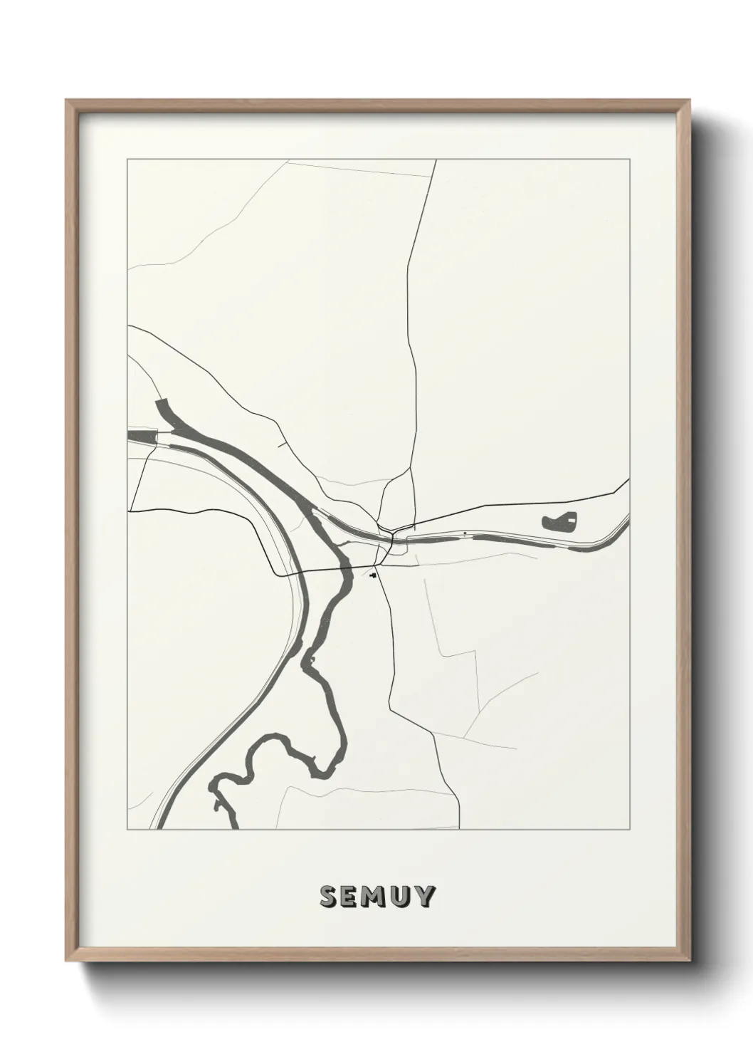 Une affiche de carte sur Semuy