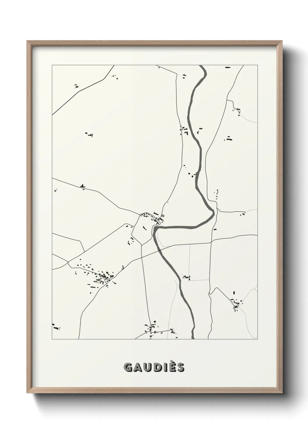 Un poster carteGaudiès