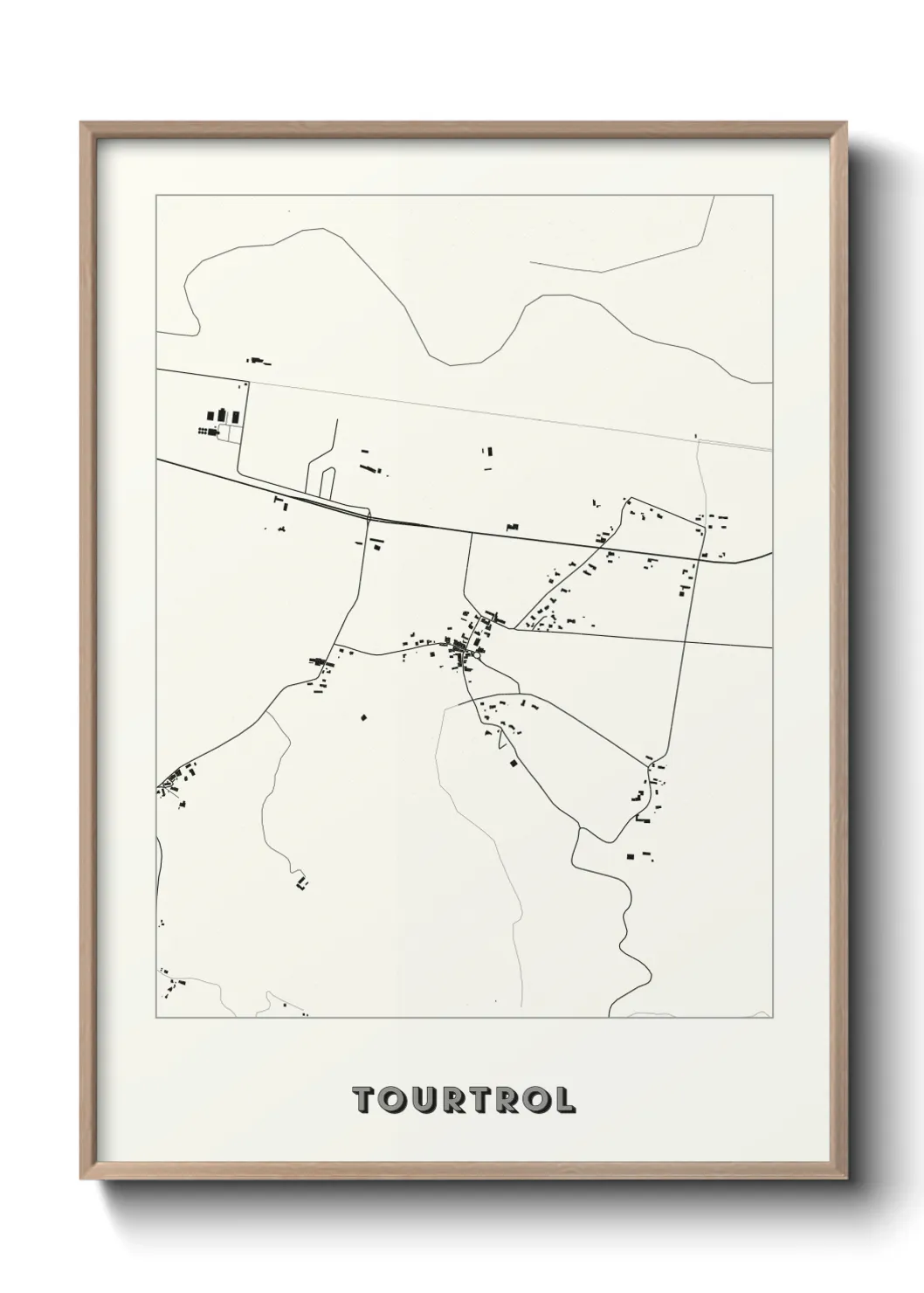 Une affiche de carte sur Tourtrol