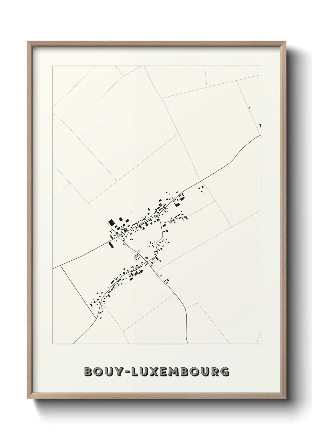 Un poster carteBouy-Luxembourg